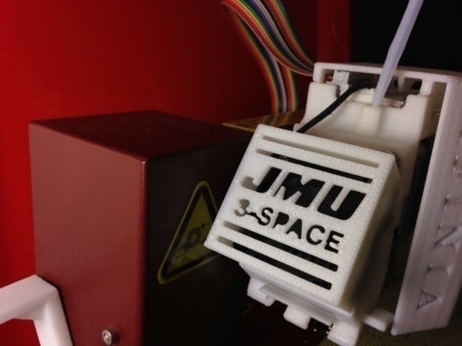 JMU 3-SPACE Afinia fan cover 3D Print 66047