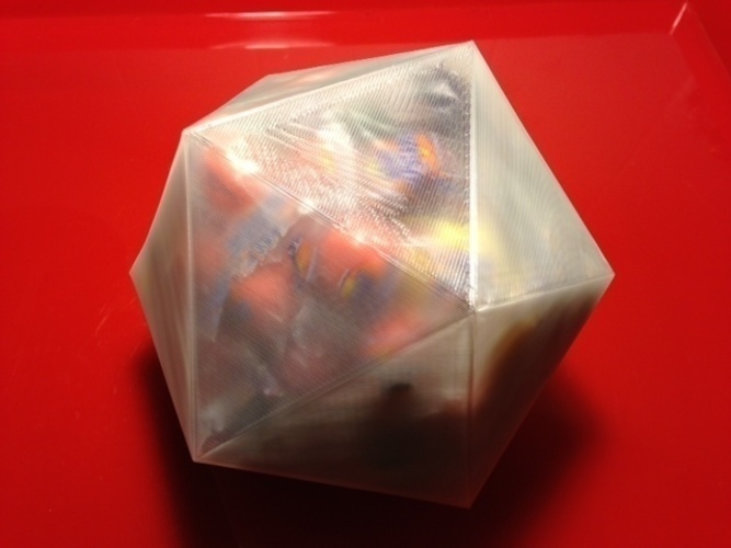 Icosahedron jawbreaker trap 3D Print 66051