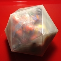 Small Icosahedron jawbreaker trap 3D Printing 66051