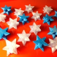 Small 3D stars 3D Printing 66060