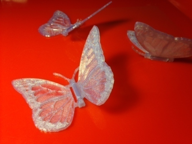 Hinged butterfly 3D Print 66072