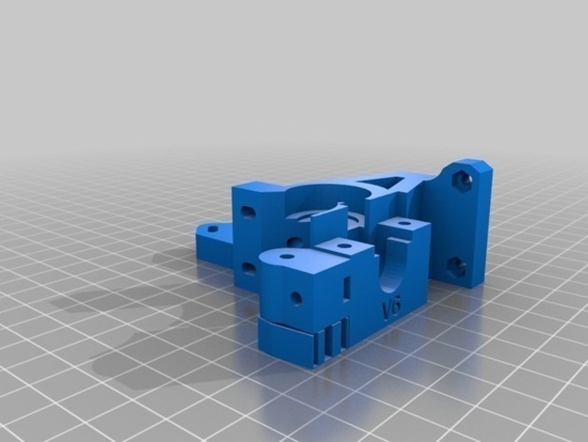 Compact extruder for E3D V6 3D Print 66112