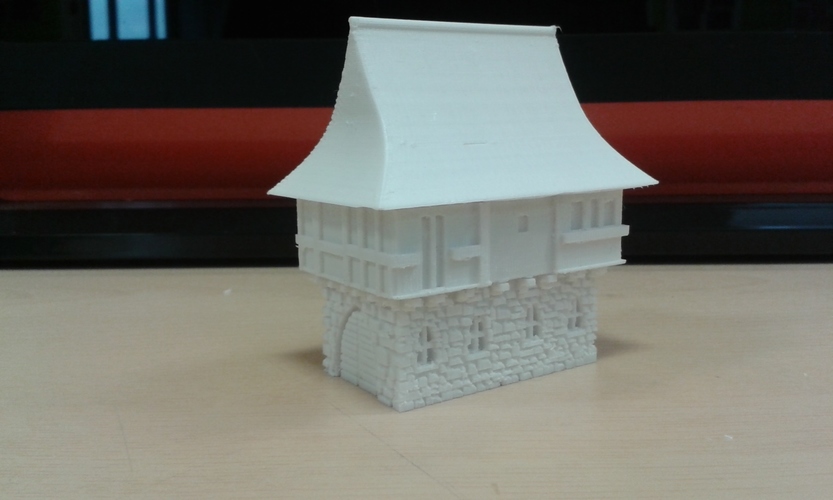 Tudor style house for wargaming 3D Print 66123