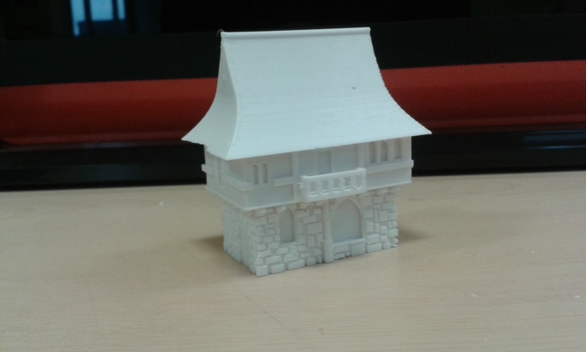 Tudor style house for wargaming 3D Print 66125