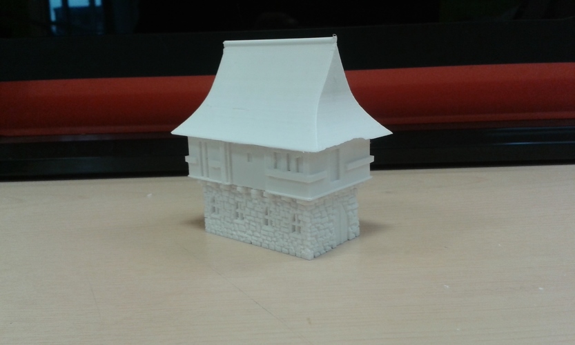 Tudor style house for wargaming 3D Print 66127