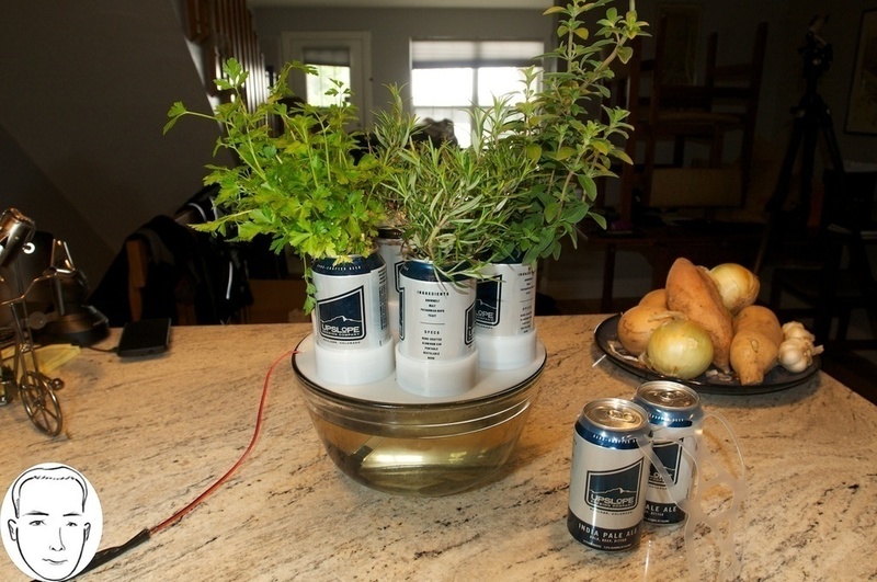 Beer Can Hydroponics