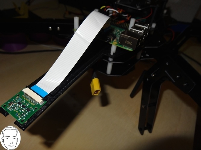 3DR Raspberry Pi Mount,  Enable vision! 3D Print 66135