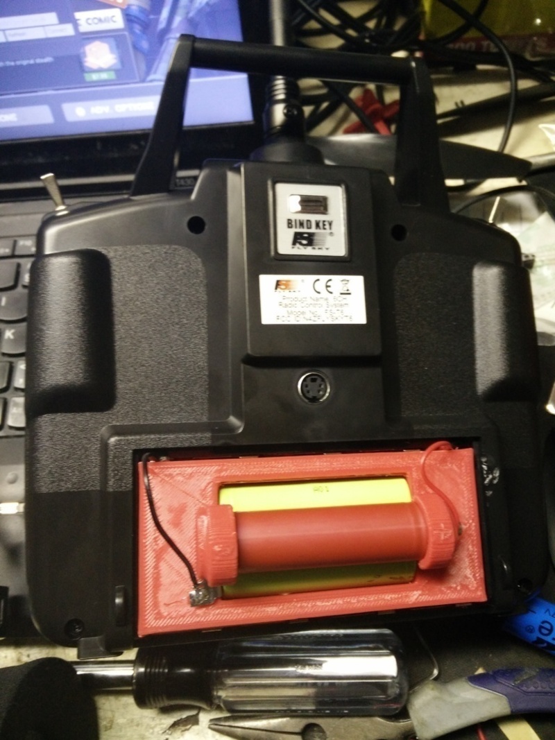 Flysky FS-T6 18650 Battery Adapter