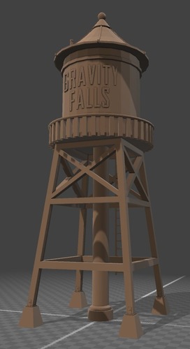 Gravity Falls: Water Tower 3D Print 66190