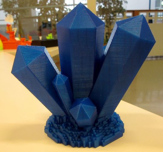 Crystal cluster 3D Print 66195