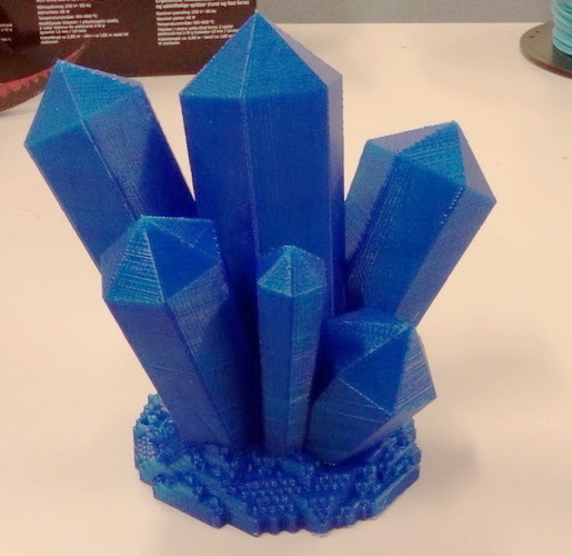 Crystal cluster 3D Print 66196