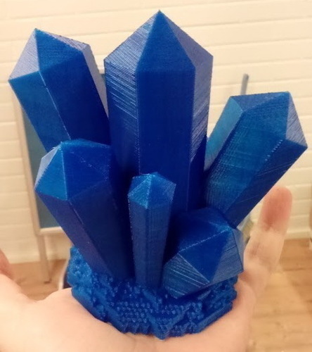 Crystal cluster 3D Print 66197