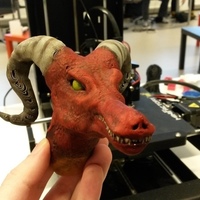 Dragon Head Bust - Thumbnail 2