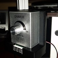 Small Rostock Max V2 Dimmer Bracket 3D Printing 66308