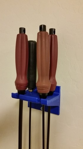 3D Printed Cleaning Rod Rack by vagrantidol | Pinshape