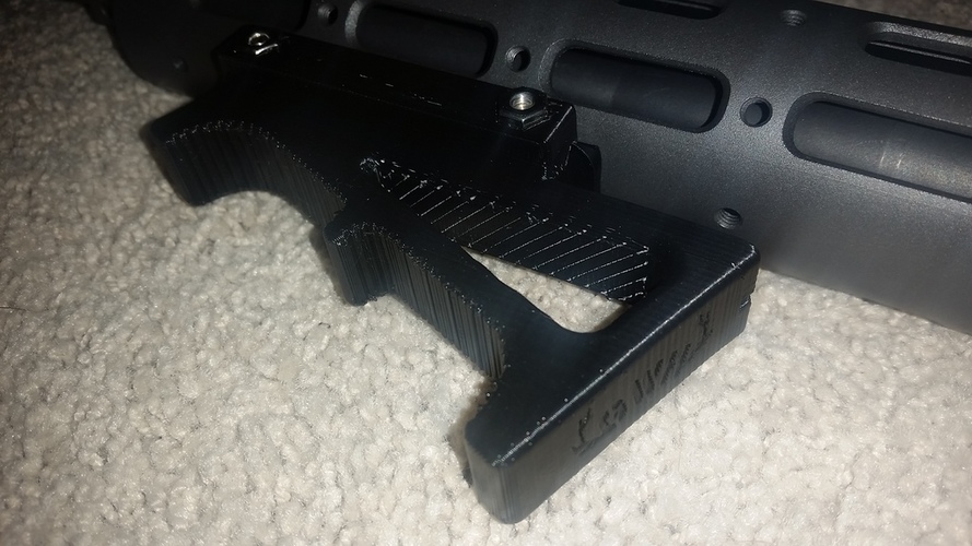 Angled Foregrip 3D Print 66322