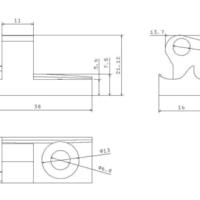 rav 4 toyota hinge armrest console part - Thumbnail 2