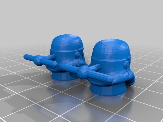 Stormtrooper Head Cufflink 3D Print 66375