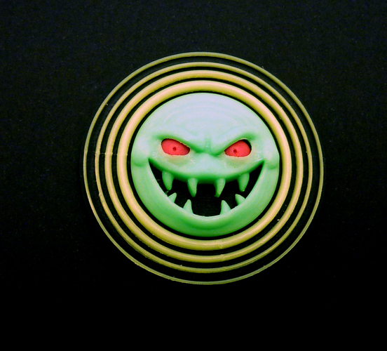 EVIL Happy Face 3D Print 66394