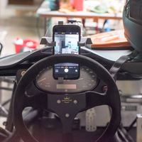 iPhone 6+ vertical mount for Ariel Atom windscreen - Thumbnail 4