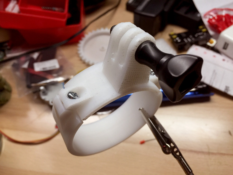 Ariel Atom Go-Pro mount (behind front suspension)