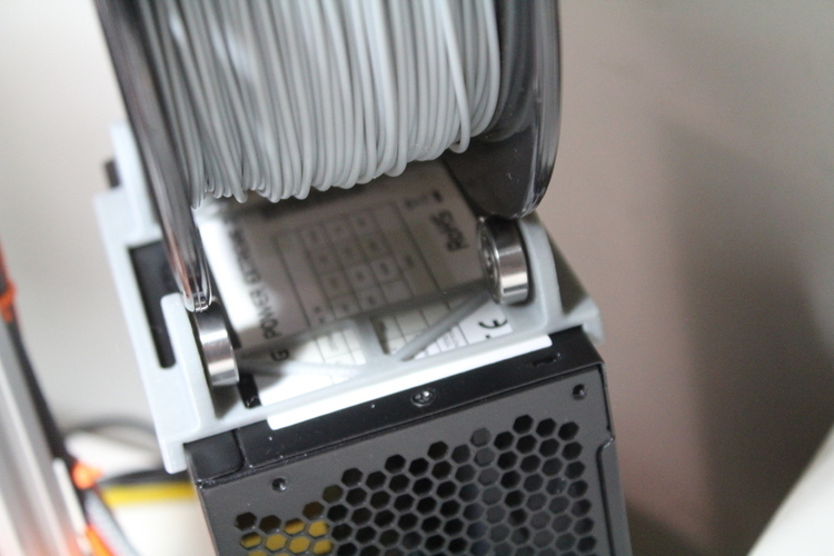 Spool holder for ATX PSU #FilamentChallenge. 3D Print 66471