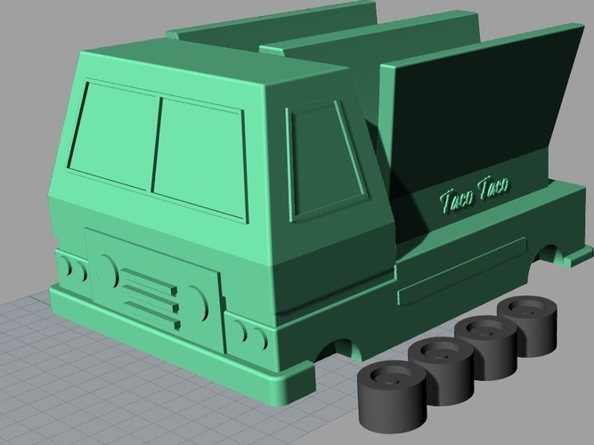 Taco Truck 3D Print 66472