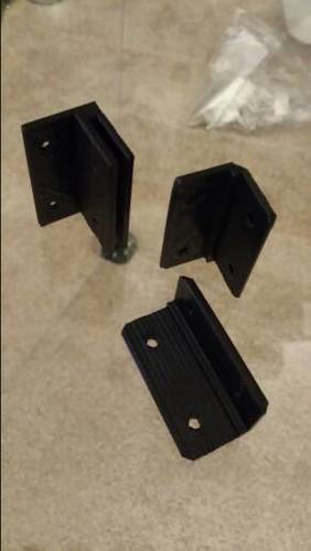2"x1" Acrylic Box Brackets 3D Print 66512