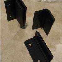 Small 2"x1" Acrylic Box Brackets 3D Printing 66512