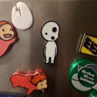 Kodama Spirit Magnets (Princess Mononoke) - Thumbnail 3