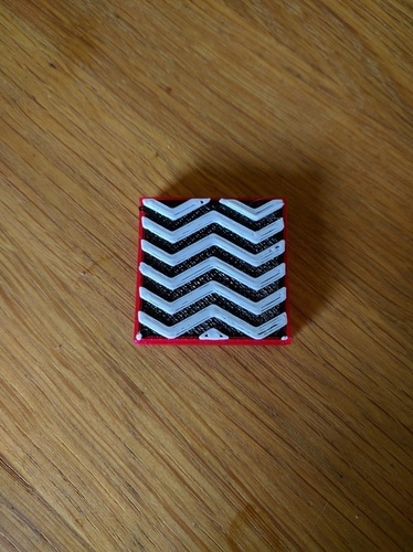Twin Peaks Pie, Double R, and Black Lodge Magnets 3D Print 66522