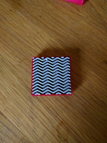 Twin Peaks Pie, Double R, and Black Lodge Magnets 3D Print 66525