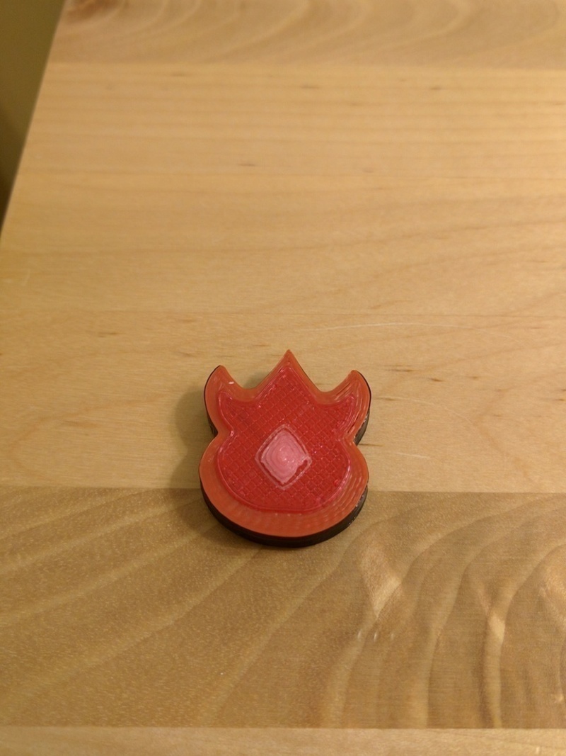 Volcano Badge Pokemon Magnet