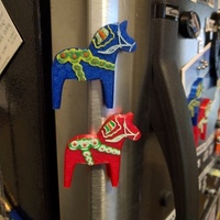 Dala Horse Magnet - Thumbnail 2