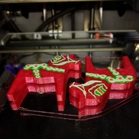 Dala Horse Magnet - Thumbnail 3
