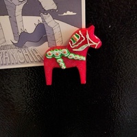 Dala Horse Magnet - Thumbnail 5