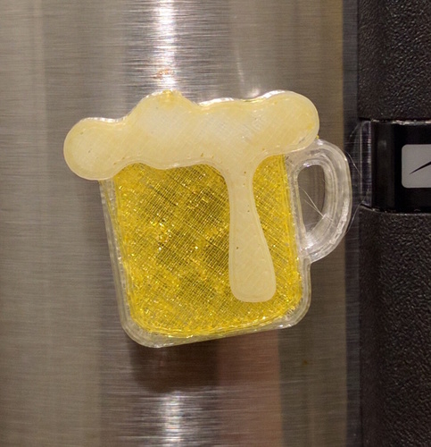 Beer Mug Magnet 3D Print 66546