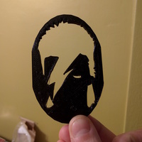 David Bowie Ziggy Stardust Silhouette - Thumbnail 2