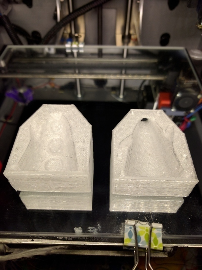 Flat Print Purple tentacle mold