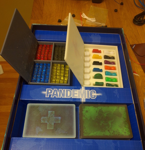 Pandemic Piece Holder: Biohazard and Medic Covers 3D Print 66569