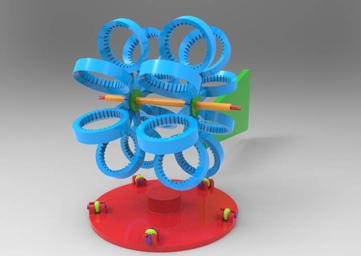 auto wind direction bubbler 3D Print 66615