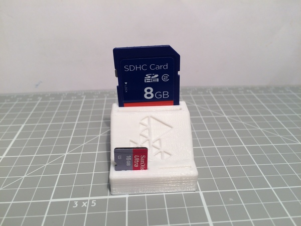 Medium SD card holder 3D Printing 66665