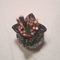 Alien Egg Pen Holder Pencil Holder Plant Pot Desk Organizer - Thumbnail 2