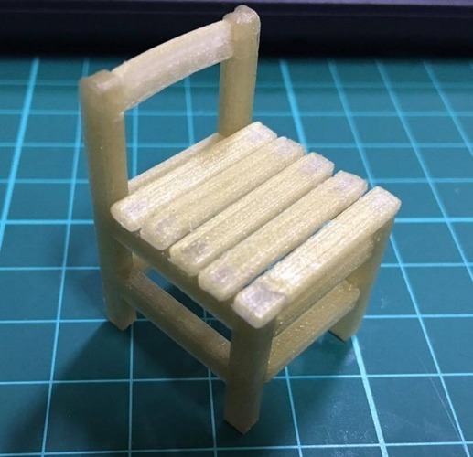 Antique Child School Chair  3D Print 66695