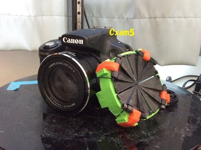 Canon SX50HS auto lens cap  3D Print 66889