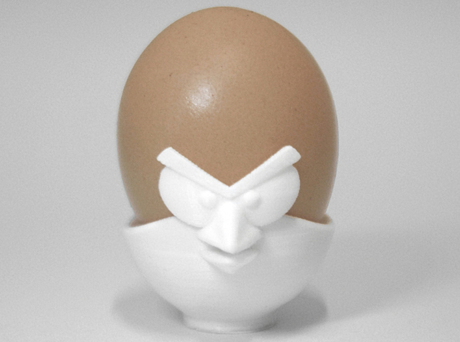 Angry Bird Egg Cup 3D Print 6689