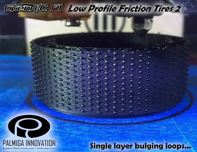 Low Profile Friction Tires 2 for OpenR/C F1 car 3D Print 66933