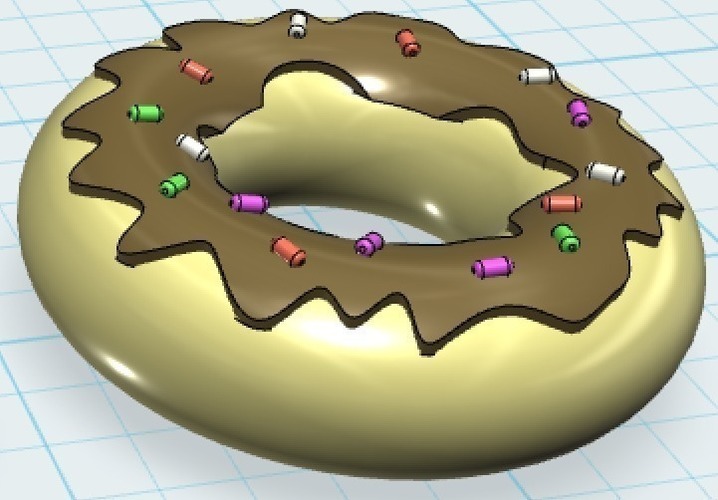 MkrClub Delicious Donut 3D Print 66972
