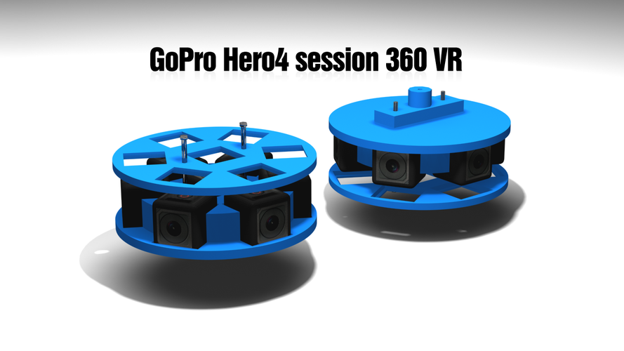 gopro hero4 session 360 VR 3D Print 67022