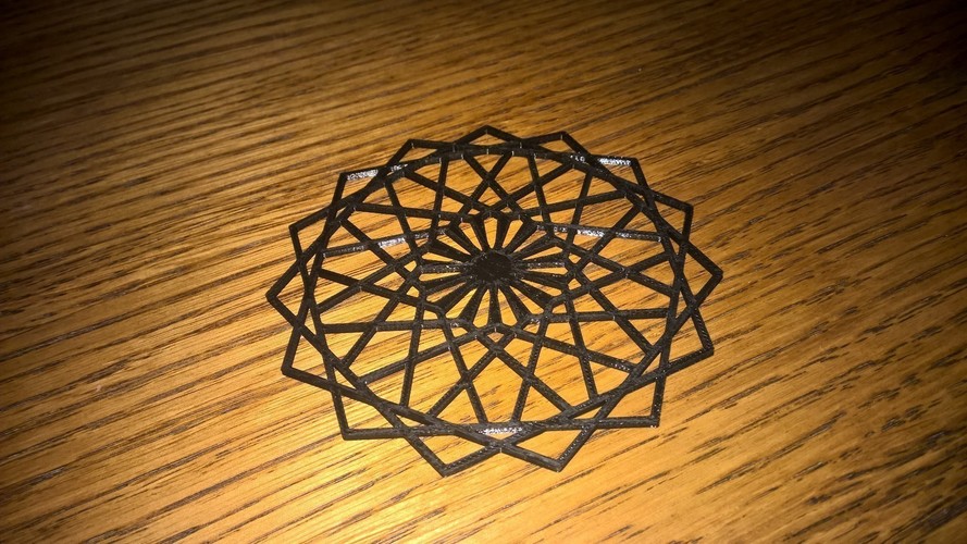 3D Printed coaster by alen kuhta Pinshape